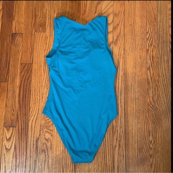 Andie The Malibu One Piece LT Swimsuit Baltic Blue size M Tall NWT long torso - Picture 5 of 6